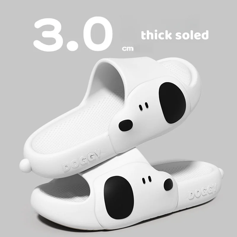 

New Snoopy Slippers Cartoon Anime Kawaii Printing Accessories Home Anti Slip Shoes Summer Outdoor Cool Slippers Summer Gifts