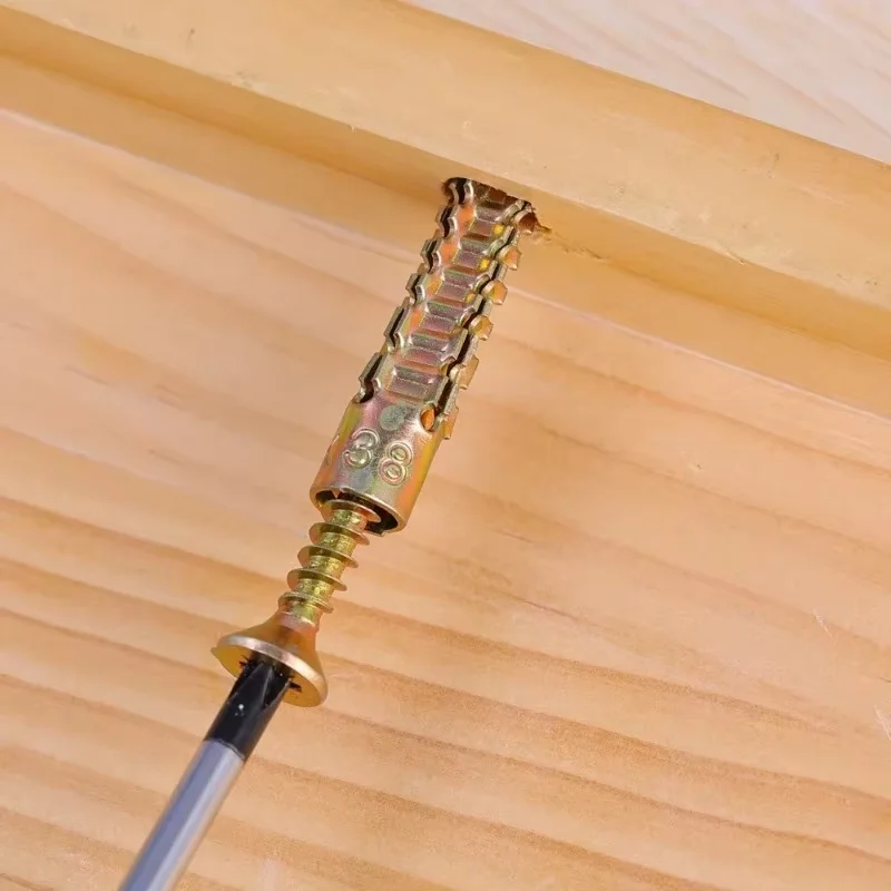 M5 M6 M8 Tree Shaped Wall Anchor with Screw 5-100Set(10-200Pcs) Metal Expansion Anchor Bolt for Concrete Hollow-Wall Wooden Wall