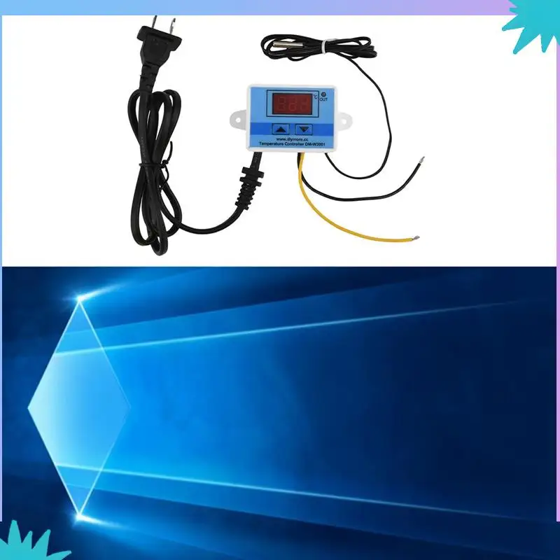 ABZW 110-220 В/1500 Вт XH-W3002 Компьютеризированный цифровой переключатель контроля температуры Интеллектуальный контроллер + вилка стандарта США