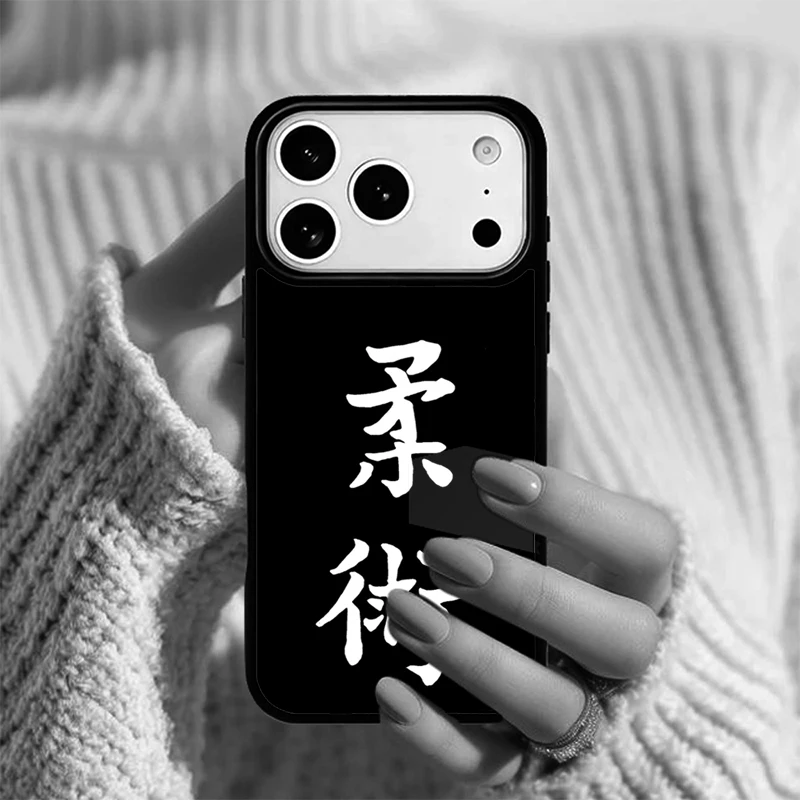 BJJ Brazilian Jiu Jitsu Art back Phone Case for iPhone 17 air 16e 15 14 13 Pro Max 12 11 X XR XS SE2020 6 8 7 Plus Cover﻿﻿﻿﻿