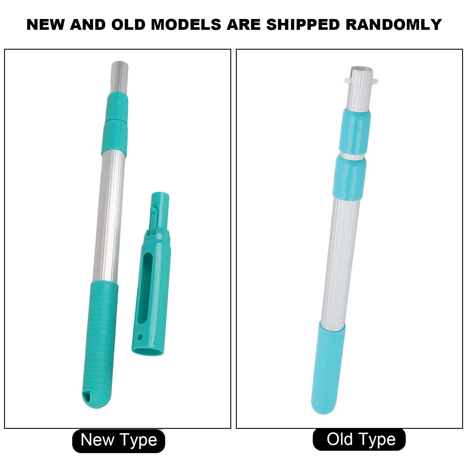 Telescopic Swimming Pool Pole Aluminum ABS 3 Sections Pool Cleaning Net Handle For Skimmers Rakes Brushes Cleaning Accessory