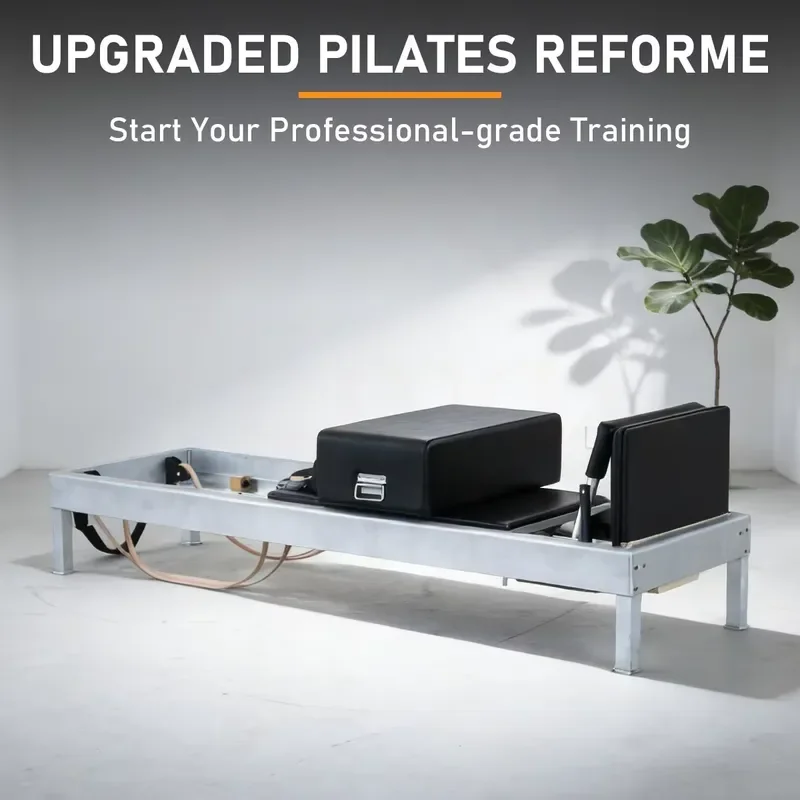 for Pilates Reformer Premium Classic Customizable Colors and Logos Silent Smooth Wheels for Beginners and Professionals on