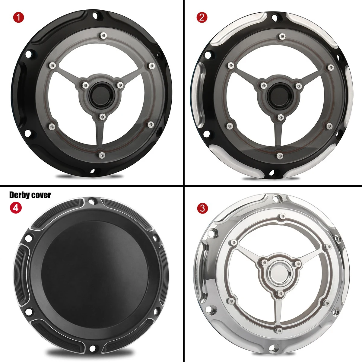 

Чехол Дерби Для Harley Sportster CNC с 6 отверстиями, 1200 дюйма, XL1200C 883 SuperLow XL883L 05-19, защита крышки двигателя