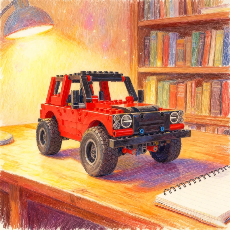 656pcs MOC Land Rover Defender Technical Model Building Blocks Architecture Festival Gifts Assemble Toys Idea Education