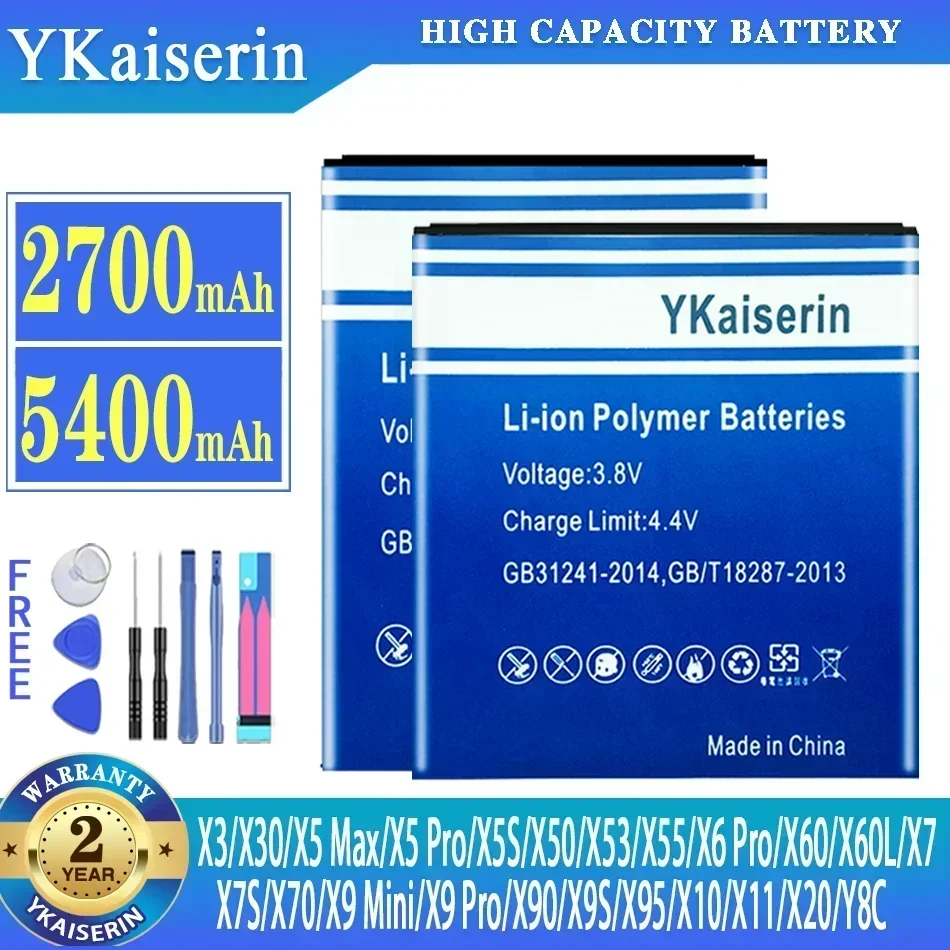 Аккумулятор для DOOGEE X10 X11 X20 X3 X30 X5 Max Pro X5Pro X5S X50 X53 X55 X6 Pro X60 X60L X7 X7S X70 X9 Mini Pro X90 X9S X95 Y8C