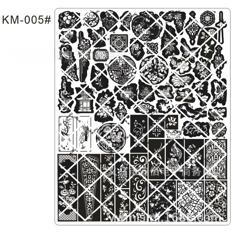 KM04-025 High Quality DIY Nail Printing Steel Plate,Type Steel Plate Factory Direct Sales,Large Volume and Excellent Price Tool