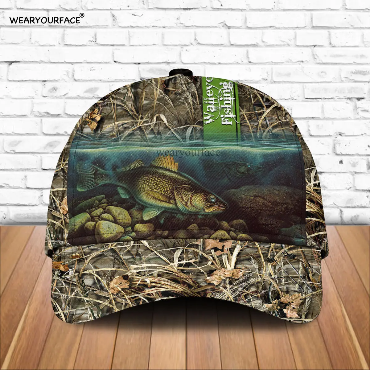 Duck Hunting Birds Walleye Fishing Wolf Baseball Cap Printed Snapback Hat Men Women Adult Sports Headwear Outdoor Sun Visor