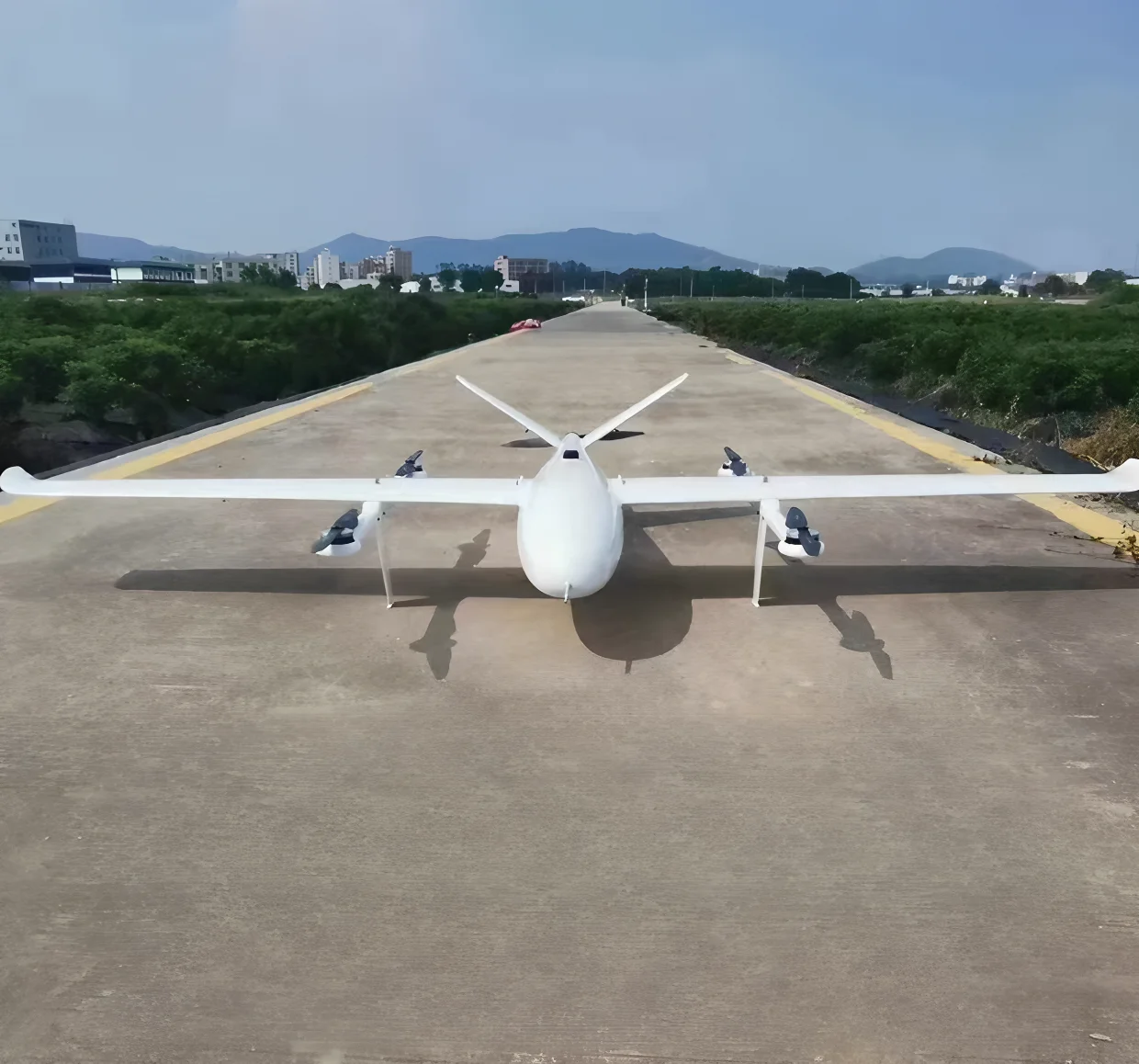 

Customized version Commercial Heavy Lift Hybrid Long Range VTOL Fixed Wing with HD Camera and GPS
