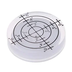 32*7Mm Bulls-Eye Spirit Bubble Level Graden Gemarkeerd Oppervlak Cirkelvormige Bel Voor Horizontale Bubble Meetinstrument