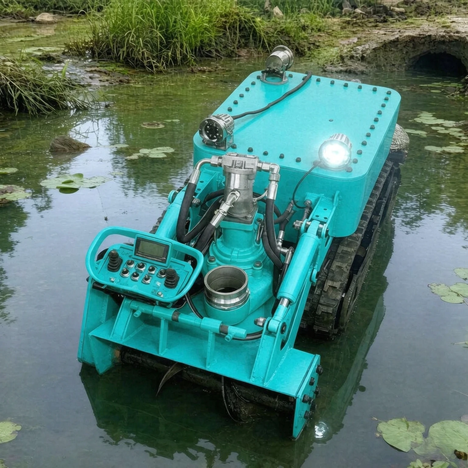 Intelligent Submersible Silt Suction Dredging Robot For Municipal River Reservoir Dredging Engineering Project Factory Price