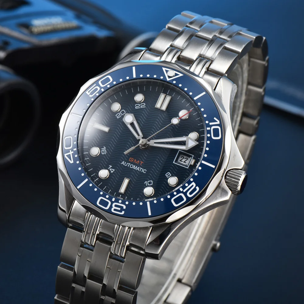 41mm Classic Fashion Automatic Men\'s Mechanical Watch 8215 Movement Sterile Dial Men\'s 316L Stainless Steel Watch