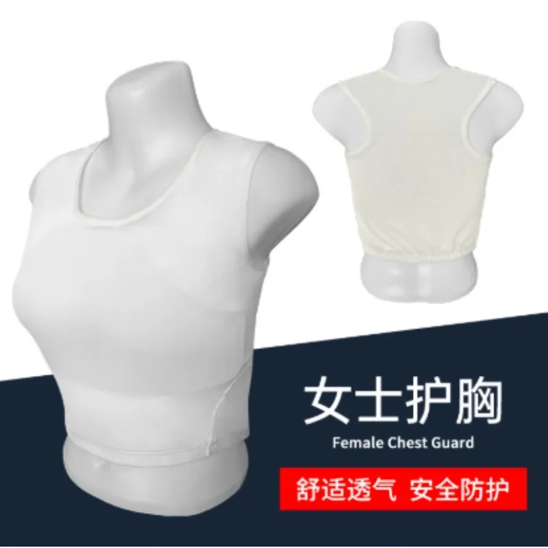 

Тхэквондо, женская защита для груди, каратэ, женские боевые искусства, соревнования, тренировочная нагрудная защита, каратэ, бокс, защитное снаряжение для груди