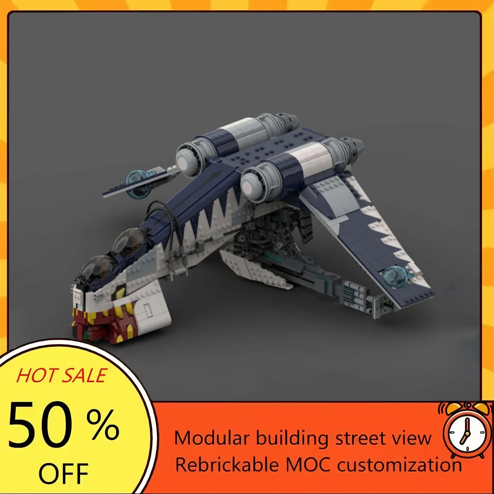 

1958PCS Popular Space War Movie Model MOC Building Bricks Spaceship Modular Technology Gifts Holiday Assemble Children Toy Suit