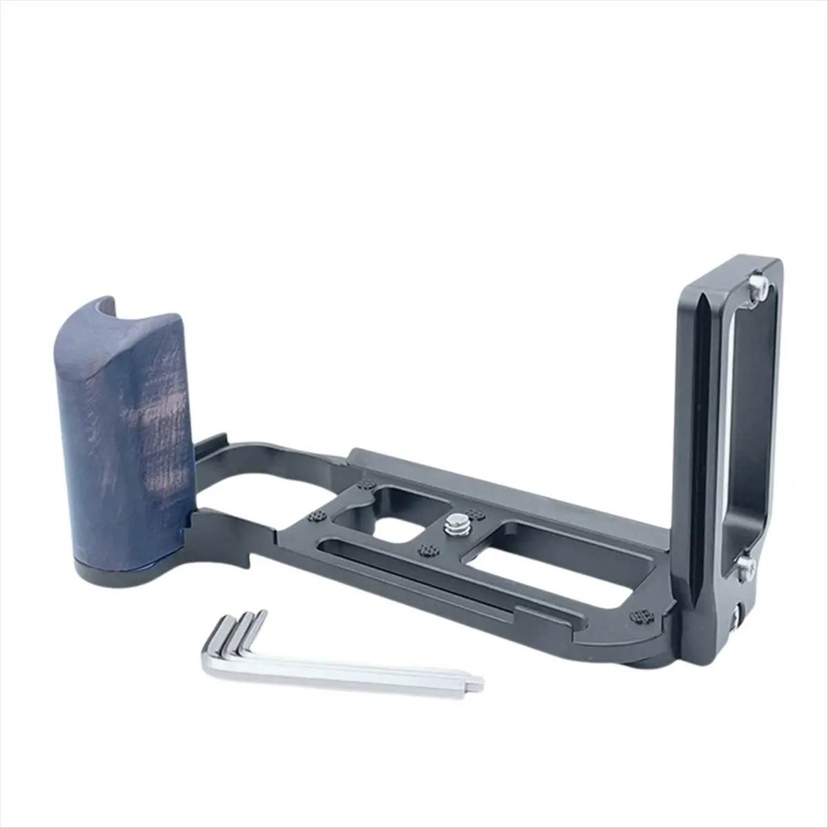 [T28C] Camera Quick Release Plate L Bracket L-Shape Vertical Hand Grip with 1/4 Inch Tripod for DF Camera Black