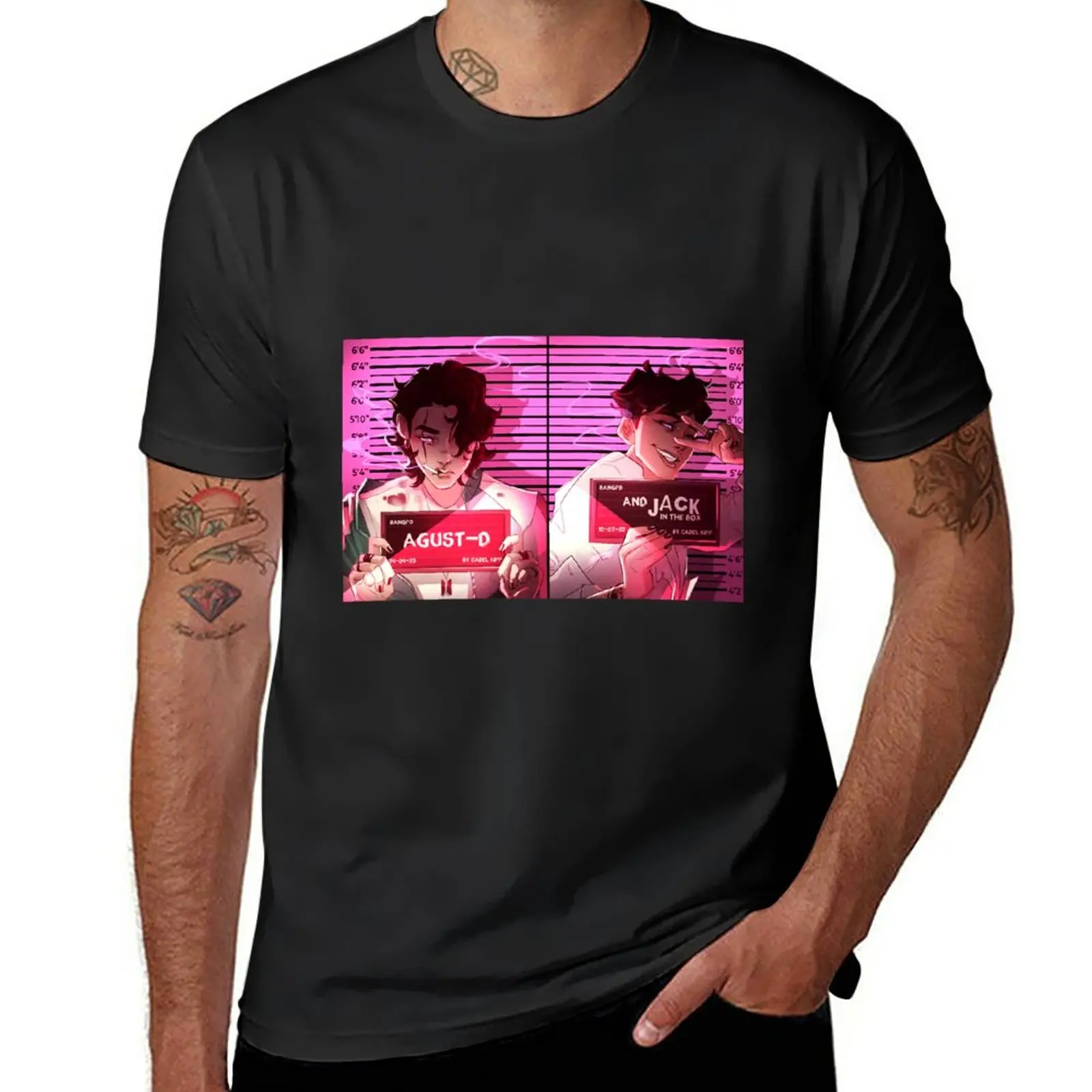

New SOPE - Mug Shots T-Shirt boys white t shirts Aesthetic clothing mens funny t shirts