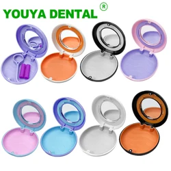 New Retainer Box With Vent Holes False Teeth Storage Box Dental Orthodontic Invisible Braces Aligner Case Oral Hygiene Supplies