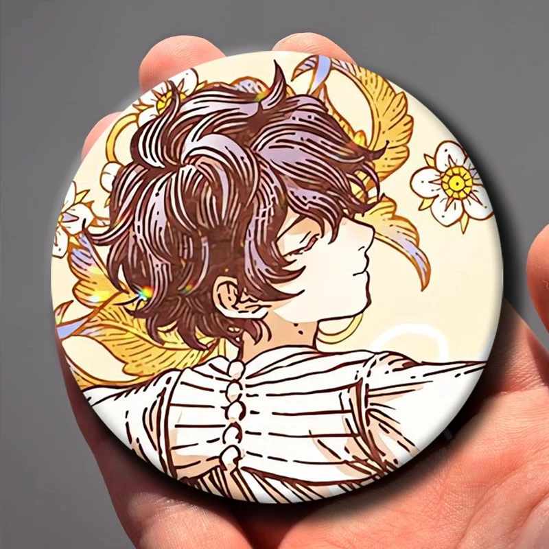 58mm Anime Witch Hat A-Atelier Anime Creative Tinplate Soft Button Pins Animal Icon Brooch Lapel Backpack Badge Accessories Pin