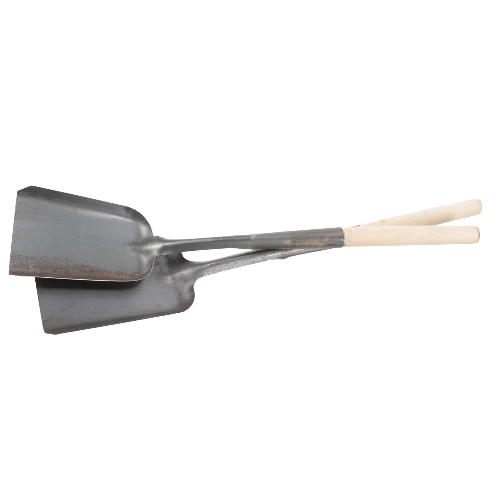 

2Pcs Coal Ash Shovel Light Weight Metal Shovel for Garden Fireplace Stove Ash Cleaning Portable Litter Scoop Household Small