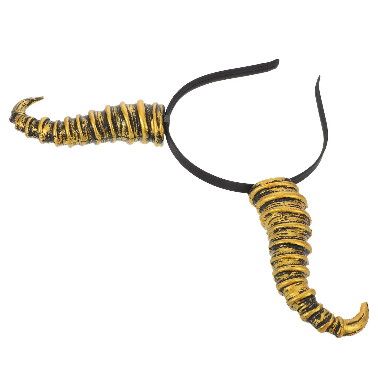 Devil Horn Headband Adult Demon Horns Hair Hoop for Halloween Party Cosplay Events Themed Celebrations RAM Horns Costume