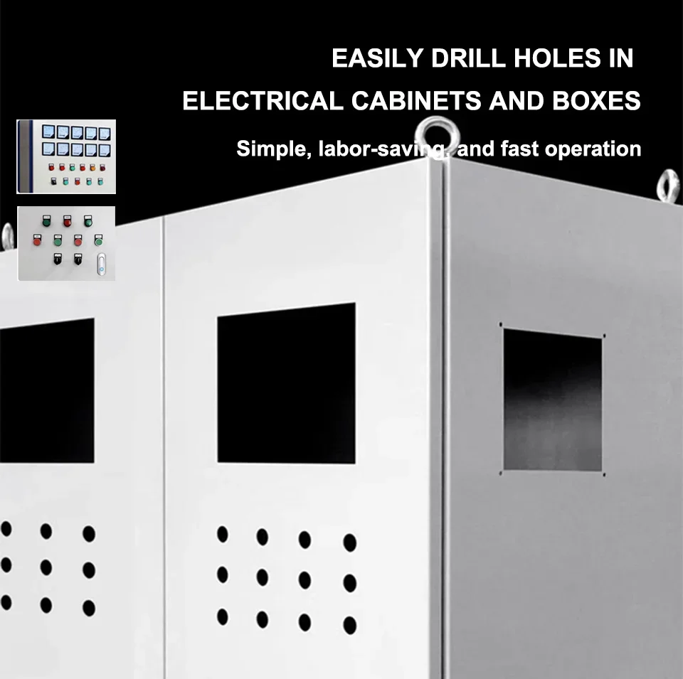 SME-8B 薄板パンチングマシンバッテリー駆動油圧パンチングツール電気キャビネットボックスストレッチ穴パンチャー