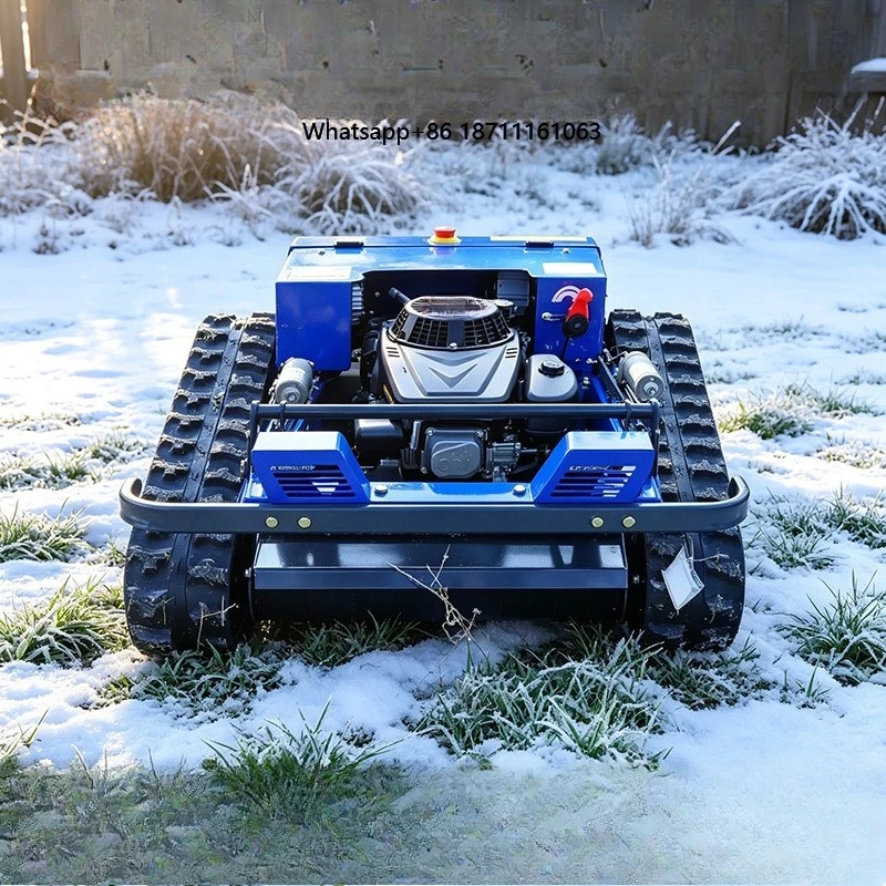 Wide Cut Gas Lawn Mower 500mm Deck Triples Cutting Efficiency Grass Seed Harvest Gas Mower Ideal Pasture Grass Seed Collection