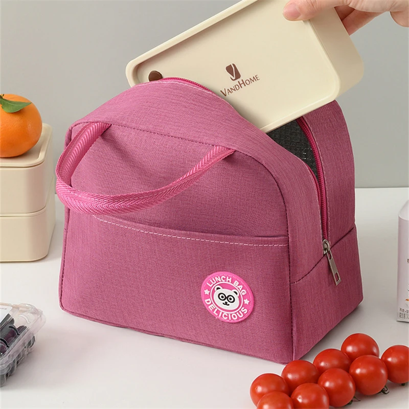 Isolierte Lunchtasche für Camping, Picknick, niedliche Kinder, Bento-Kühltaschen, Eisbeutel, Lebensmittel, Abendessen, Thermobehälter, tragbare Aufbewahrungstasche