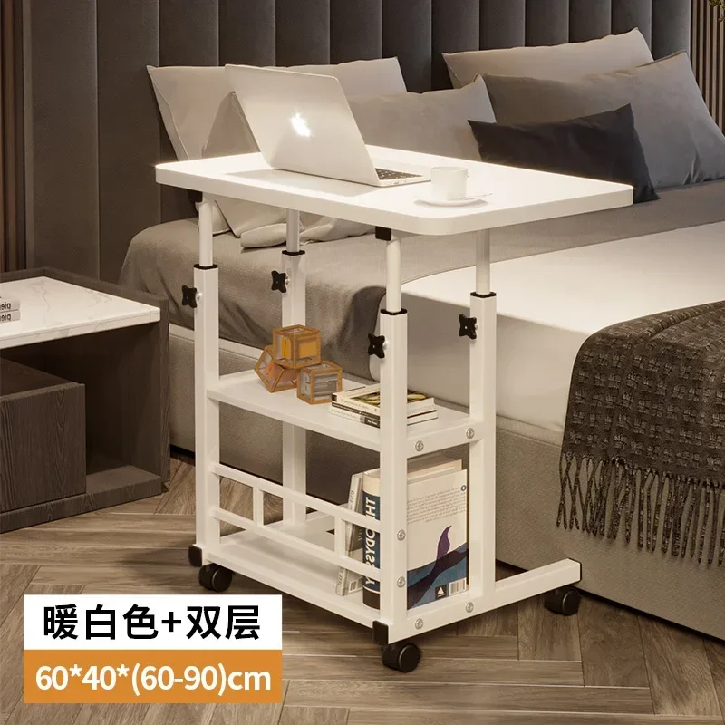 Aoliviya Bedside Table Movable Lifting Computer Table Home Bedroom Desk Simple Student Dormitory Bed Small Study Table