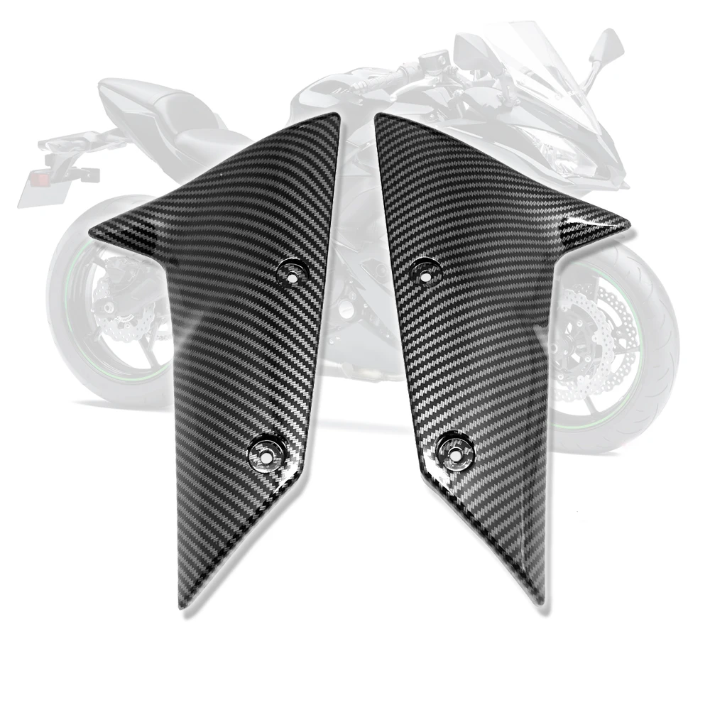 

Front fender side small panel fairing For KAWASAKI ZX10R 2004-2007 ZX6R 2005-2006 Hydro Dipped Carbon Fiber Finish Pattern