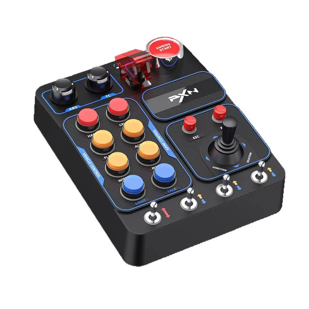 PXN CB1 Регулируемый зажим и ручка-спиннер Sim Racing Button Box Игровой контроллер