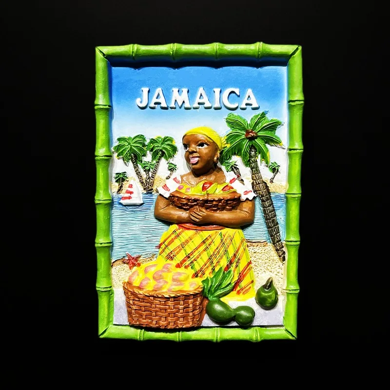 Jamaica Fridge Stickers North America Travel Souvenirs Sea Turtle Dunns River Falls Fridge Magnets Home Decor Wedding Gifts
