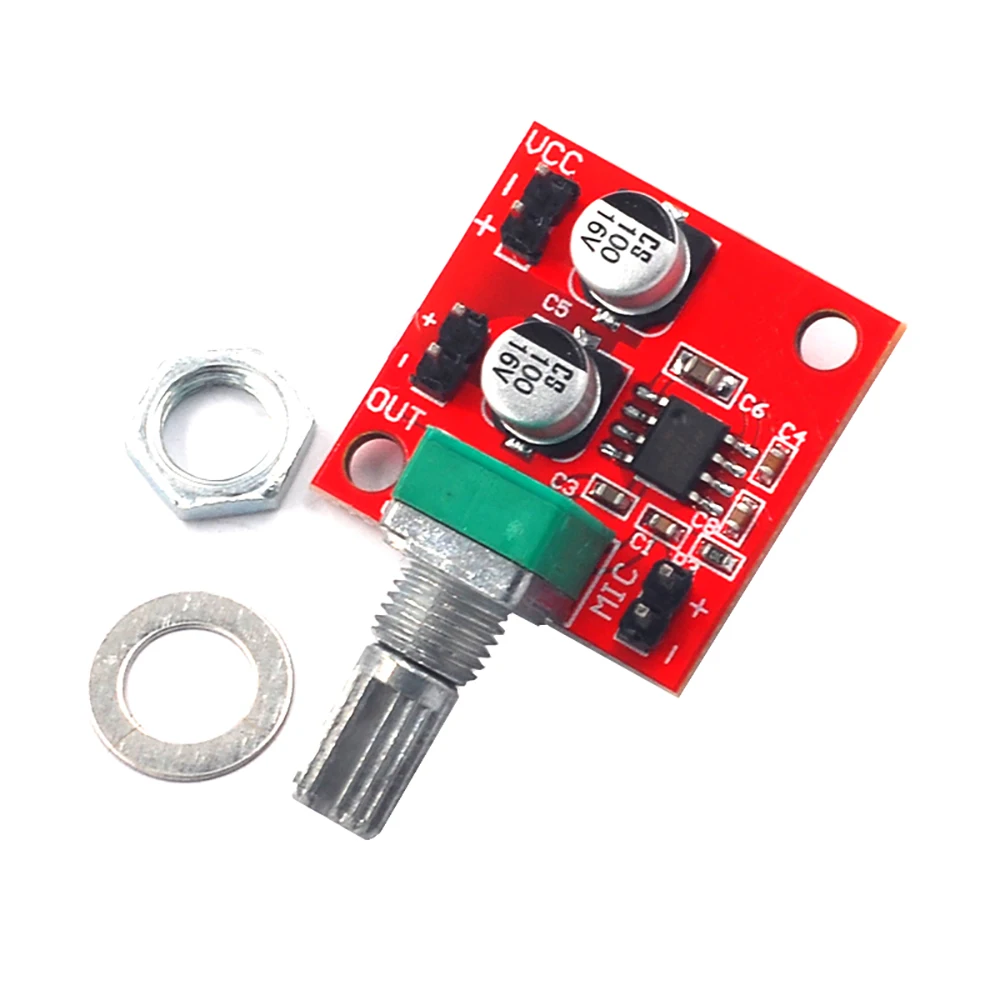 LM386 DC4-12V Electret Microphone Amplifier Board Microphone Pickup Module Can Drive Earphones And Small Power Speakers