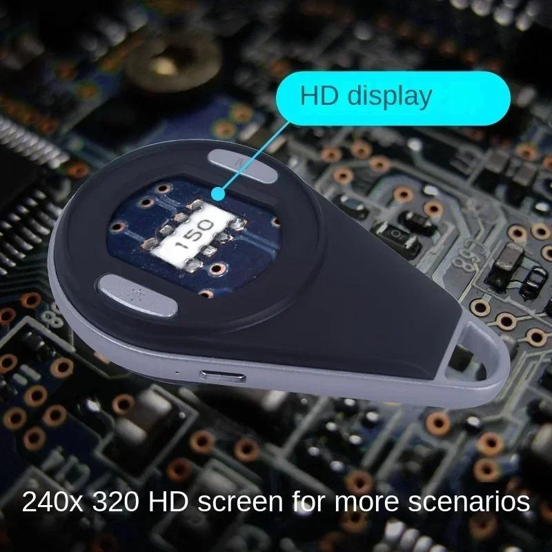 

Цифровая лупа 60/80/100X типа C, перезаряжаемая через USB со светодиодной УФ-светом, три типа увеличения, переключаемый портативный микроскоп