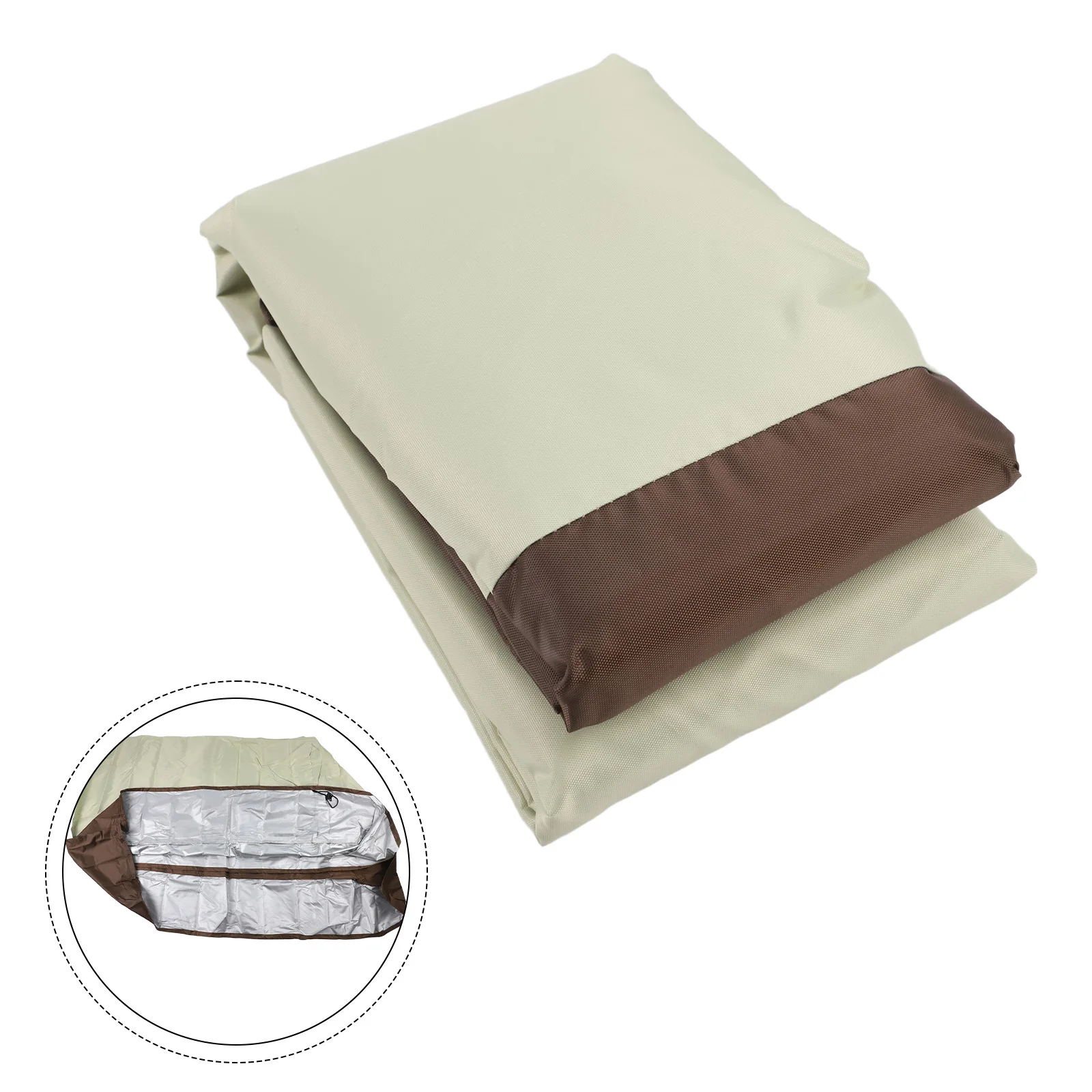 Premium Outdoor Sofa Cover for Patios 210D Oxford Cloth with Double Needle Stitching for Enhanced Weather Resistance