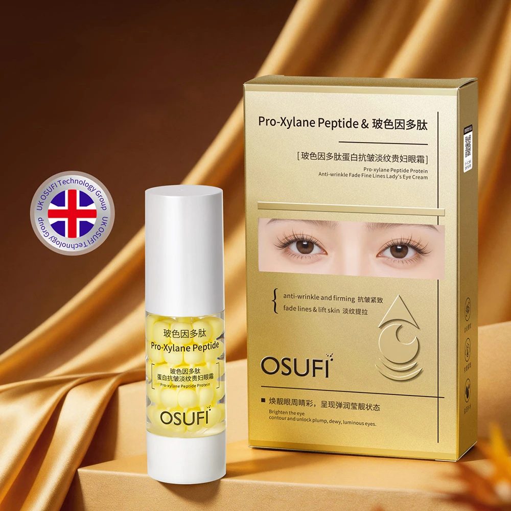 OSUFI Pro-Xylane Peptide Protein Eye Cream Improve Dark Circles Against Puffiness Fat Granule Eye Bags Moisturizing Eye Cream