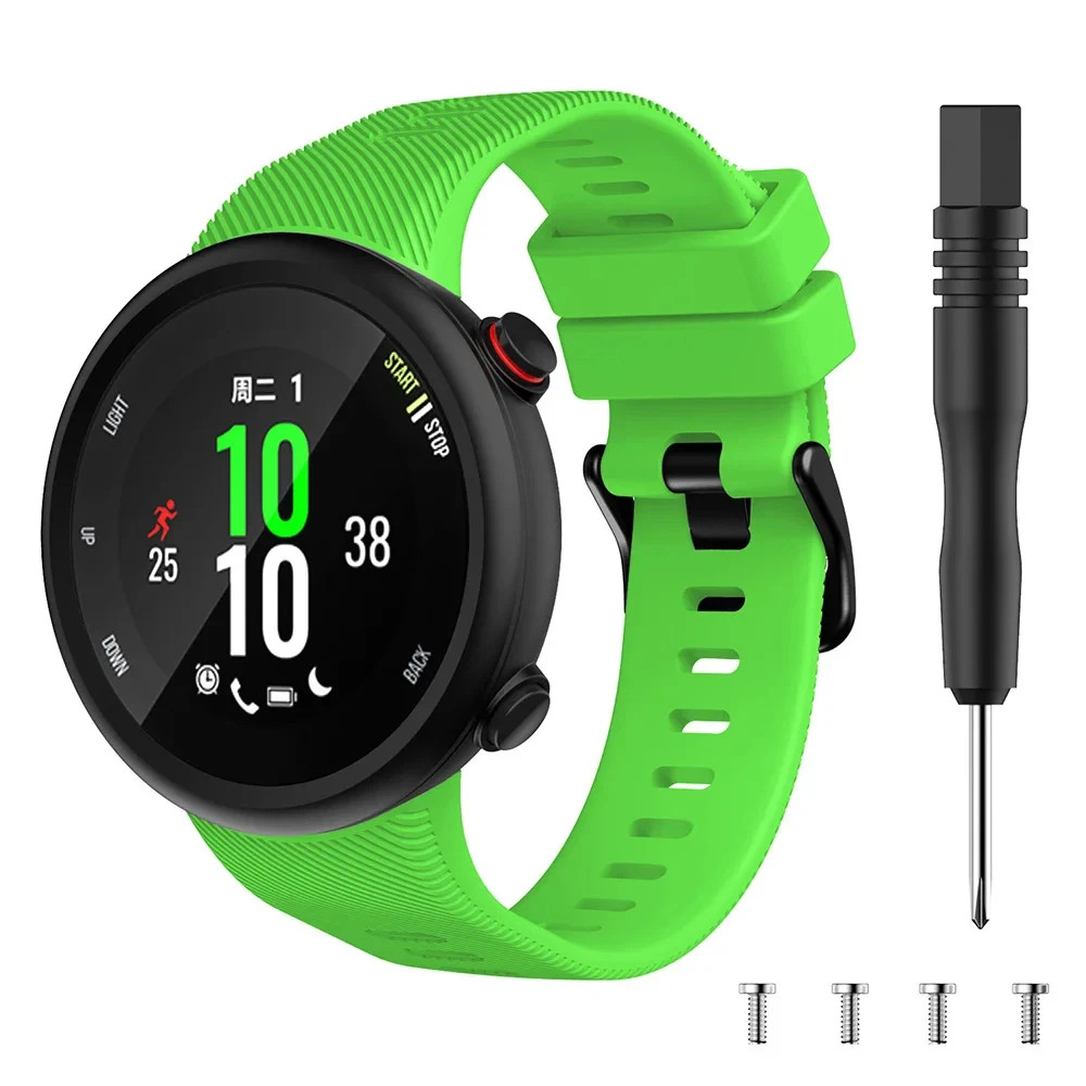 Silikonarmband für Garmin Swim 2 Smartwatch Band Sportarmband für Garmin Forerunner 45 45s Modeuhr Armband Zubehör – Detail 6