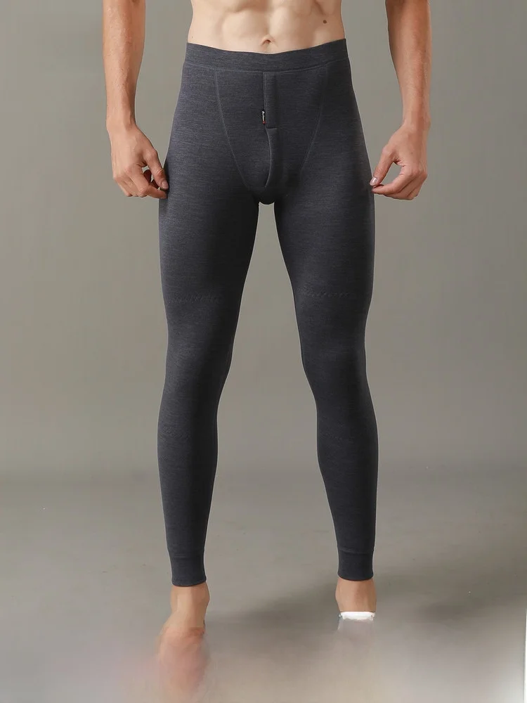 

Мужские термобрюки с флисовой подкладкой и наколенными вставками, простой модный дизайн, универсальные, с высокой талией, из полиэфирного волокна, молодежный размер