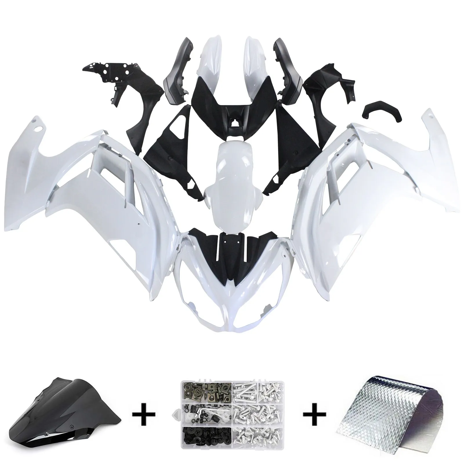Topteng Injection Fairing Kit Bodywork Plastic ABS fit for Kawasaki ER6F Ninja 650 2012 2013 2014 2015 2016 ER-6F image 6