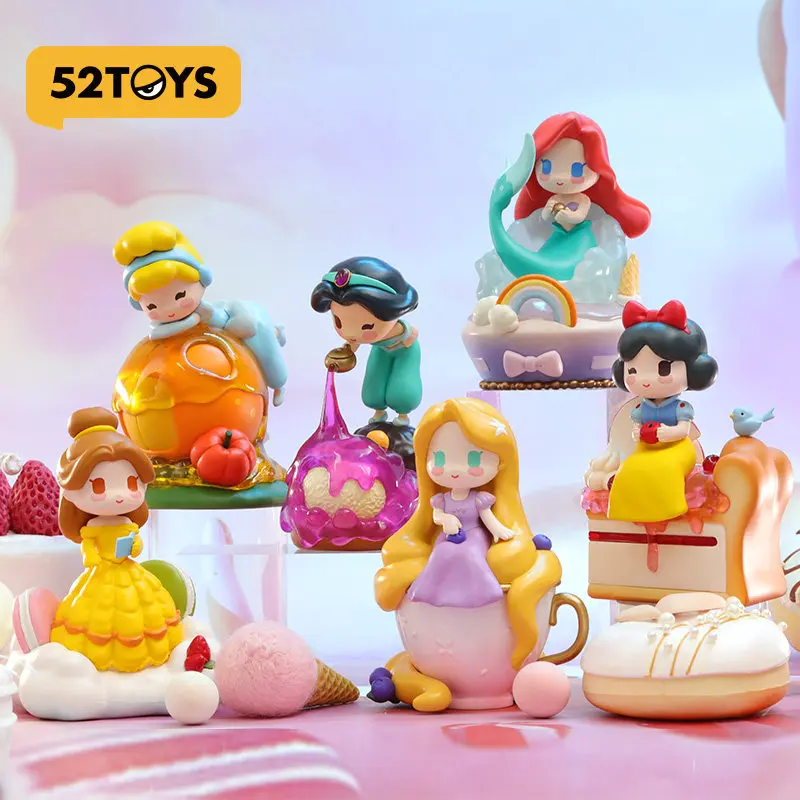

Новая коллекционная фигурка 52toys Disney Princess Dessert Series (открытая упаковка), украшение для рабочего стола, для любителей аниме, детей, декора дома