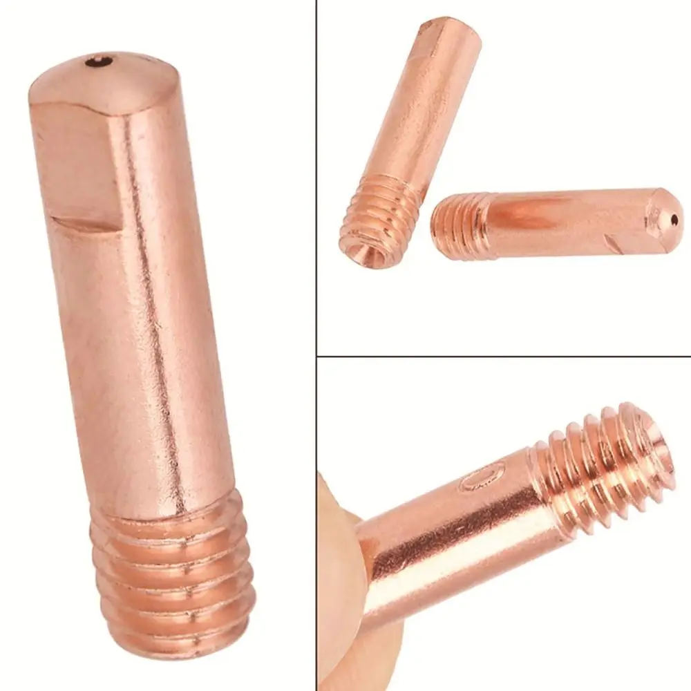 5pcs 0.6/0.8/0.9/1.0/1.2mm Universal Replace Part Euro Style Gas Nozzle For MB-15AK 14AK MIG/MAG Contact Tip Welding Torch