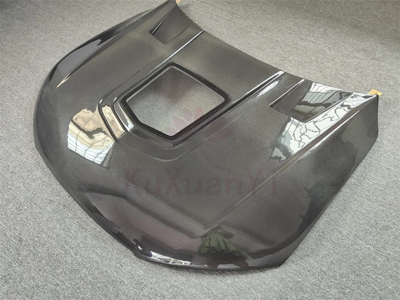 High quality 3K carbon fiber semi transparent IM style engine hood for the 16-18 year A7 body kitcustom