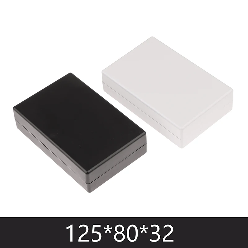 ✦ 1Pcs 125x80x32mm Waterproof Plastic Cover Project Electronic Case Enclosure Box Wire Junction Boxes