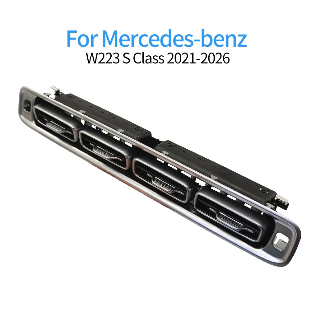Car Front Central Air Conditioner Ac Vent Grille Outlet Assembly For Mercedes Benz S Class W223 S300 S350 S400 22383059032A17