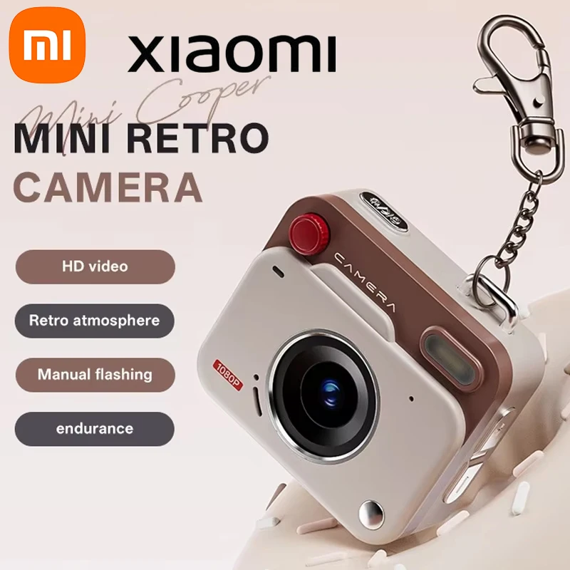 Xiaomi New Ccd Retro Mini Digital Camera Student Campus Camera High Definition Thumb Camera For Taking Photos And Videos Gift