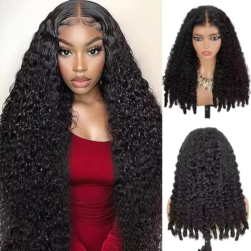 Parrucca per capelli umani ricci birmani da 46 pollici a densità 220 40 Parrucche frontali in pizzo 13x6 13x4 HD Parrucche per capelli umani ricci birmani Pixie