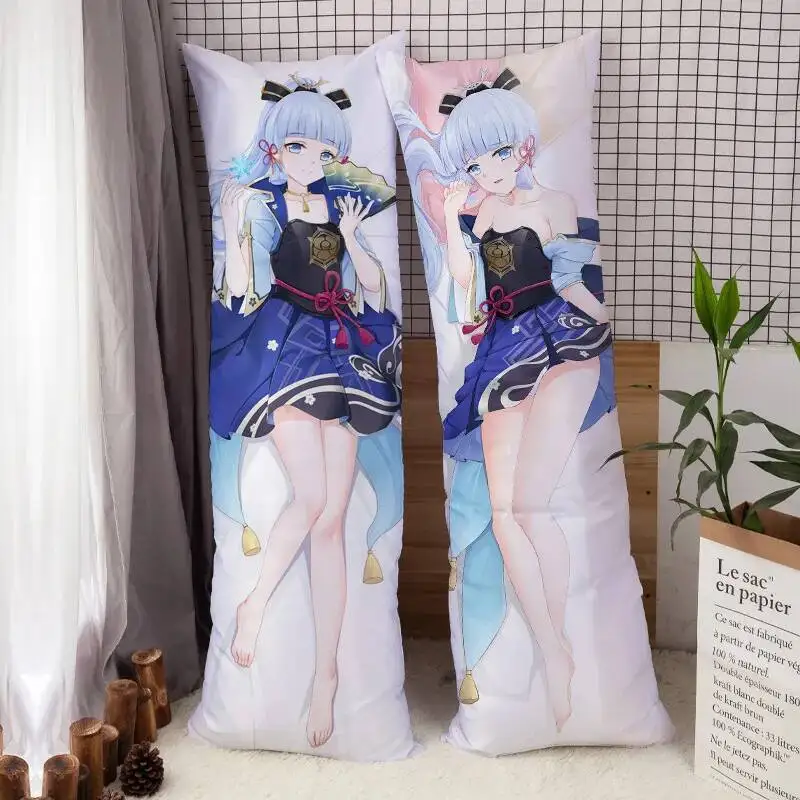 

Аниме Dakimakura Game Genshin Impact Камисато Аяка Косплей Наволочка Персиковая кожа Длинная наволочка Подарок