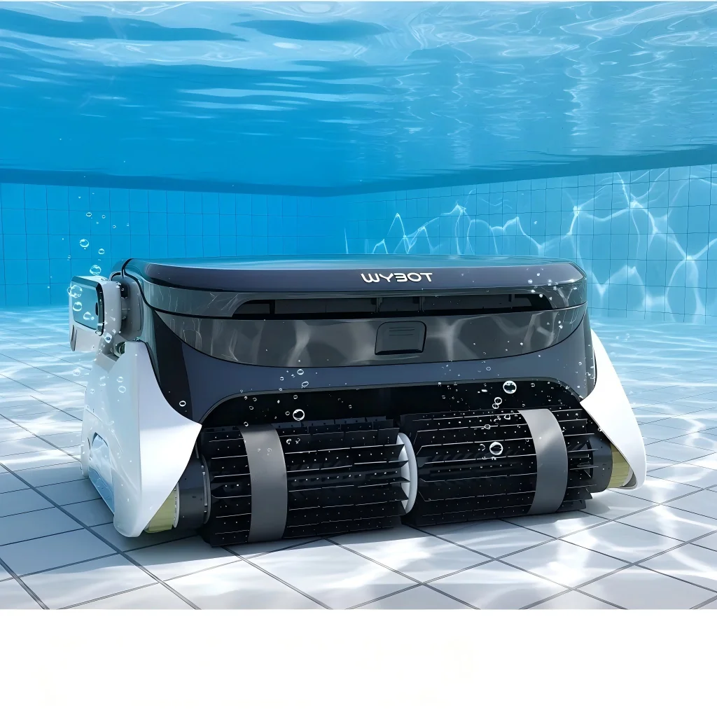 Intelligent Fully Automatic Underwater Cleaner 18m Cable High Suction 2/2.2/3 Working Time Cleaning Robert