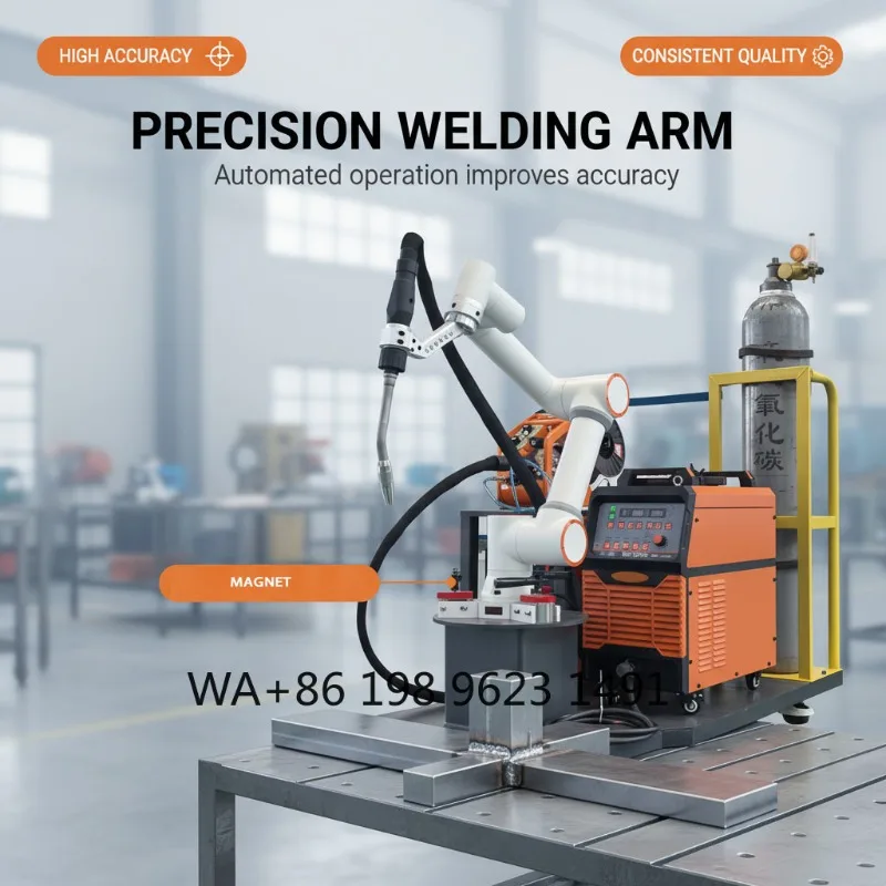 350A Collaborative Robot MIG Welding Machine Industrial Steel Structure Stainless Steel Automatic Welding Unit