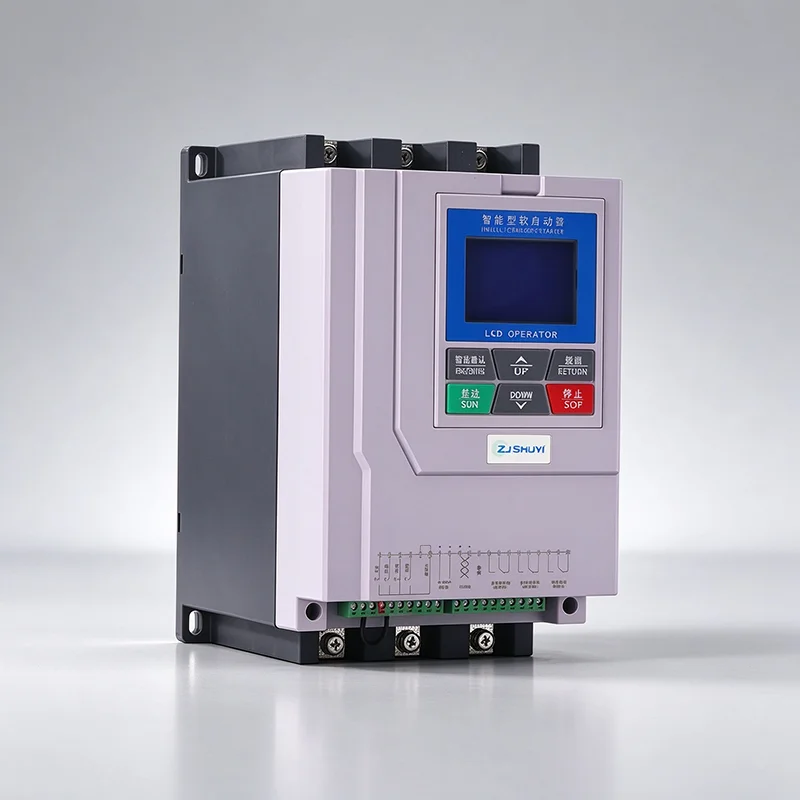 SYGE300-11-22-30-37-45-55-75KW 380V On-line three-phase soft starter Built-in bypass, easy to use, Protect the Motor
