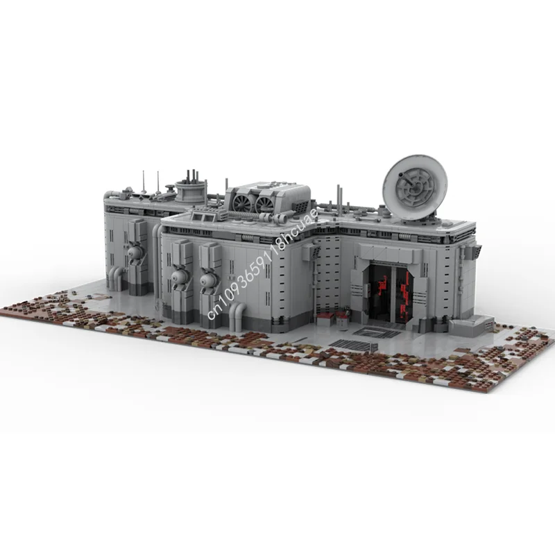 2447 elementów MOC SW Imperialny Bunker Model Bitewny Gwiezdny Wojownik Klocki Konstrukcyjne DIY Pomysł na Zabawę Prezent na Boże Narodzenie Urodziny dla Dzieci