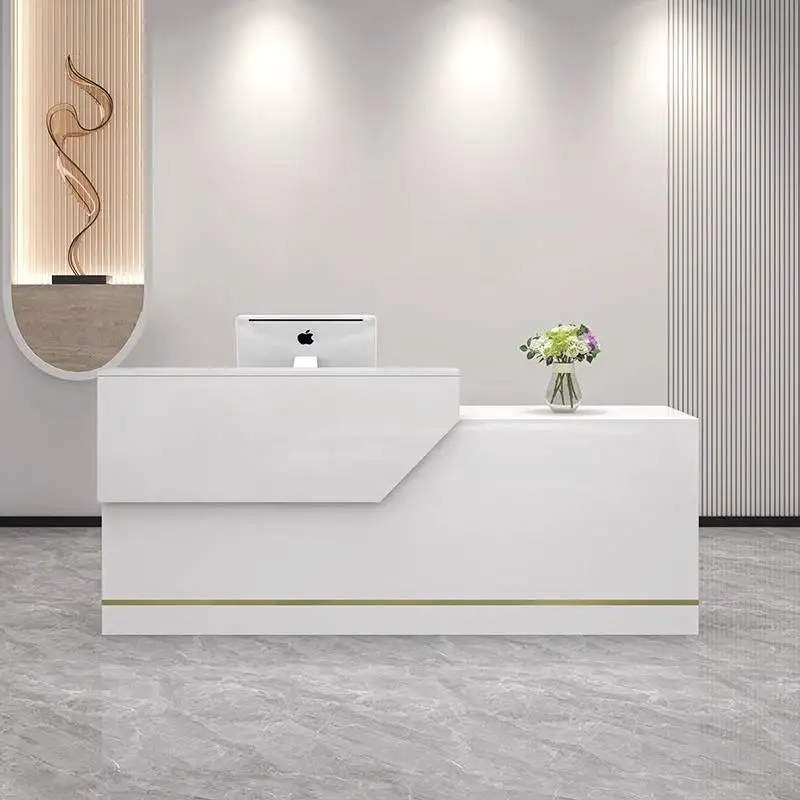

Drawers Storage Reception Desks Vintage Black White Classic Reception Desks Luxury Modern Mostrador Recepcion Office Furniture